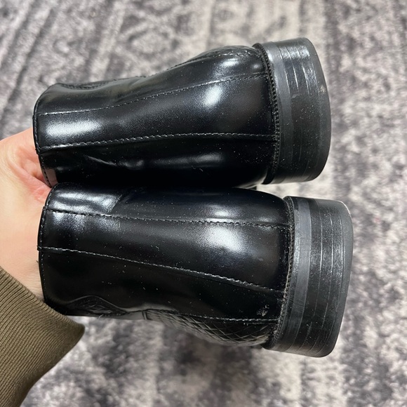 Stacy Adams Cap Toe Chelsea Boot Black 7.5 Memory Foam Cushion - Picture 2 of 12